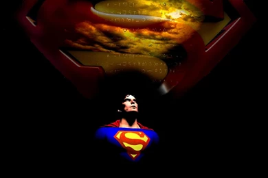 Wallpapers Games Hd Wallpapers Superman Logo On A Black Backgrounds ...