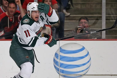 Wild's Player Zach Parise Picks Up Tooth After Taking A Puck To ...
