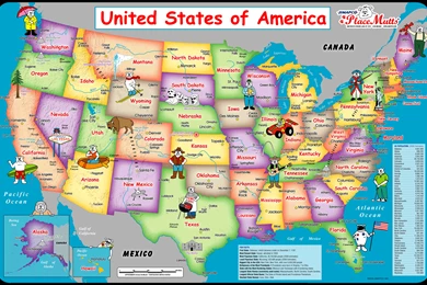 16 United States Of America Map HD Wallpapers
