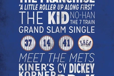 MLB 2015 New York Mets Print   Mets: MLB 2015 Tickets That I ...