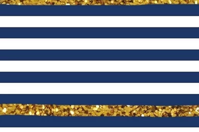 Navy Blue And Gold Stripped