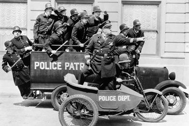 A Police Officer On The Street, San Francisco, Circa 1900 (photo ...
