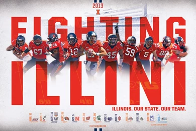 Your 2013 Illinois Football Poster   The Champaign Room