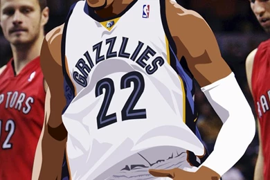 DeviantArt: More Like Rudy Gay Vector By Scubastizz