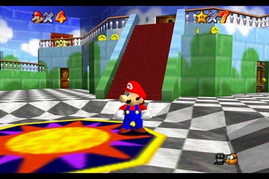 1920x1080px Super Mario 64