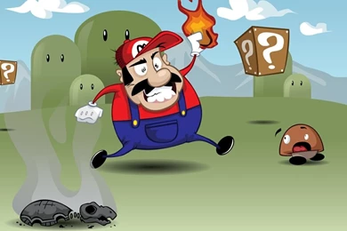 Super Mario Bros Alternative Art 1280x1024 Wallpapers – Video Games ...