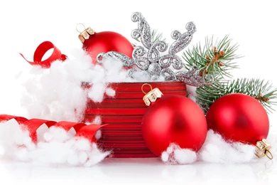 CHRISTMAS DECORATION WALLPAPER   (
