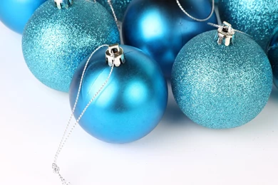 Christmas Decorations Blue