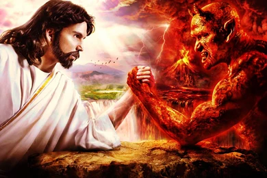 Jesus Vs Satan, Wrestling, 1920x1080 HD Wallpapers And FREE Stock Photo