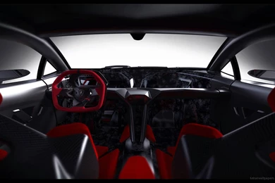 2010 Lamborghini Sesto Elemento Concept Interior Wallpapers