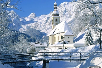 YouWall   While Church   Snow Wallpapers   Wallpaper,wallpapers ...