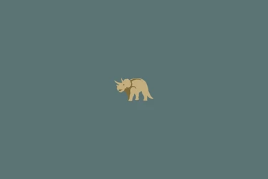 Wallpapers – Less Is More And Triceratops