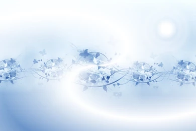 Wallpapers White And Blue Winter Blooms Abstract Flowers Free Hd ...