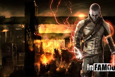 Download Wallpapers, Download 2560x1440 Infamous Ps3 Cole Macgrath ...