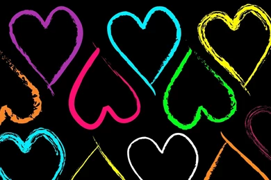 HD Neon Heart Wallpapers And Photos