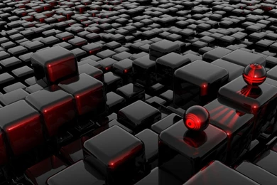 3d CGI Abstract Black Red Plastic Widescreen D HD Wallpapers ...