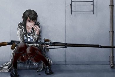 Rifles, Guns, Weapons, Digital Art, Anime, Manga, Anime Girls ...