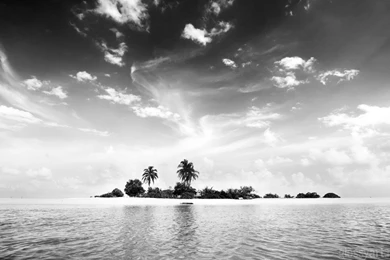 Black And White Cool Island Wallpapers : Nature & Landscape. Cool ...