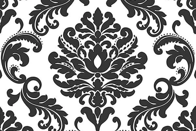 Black And White Damask Temporary Wallpapers 2016   White Brick ...