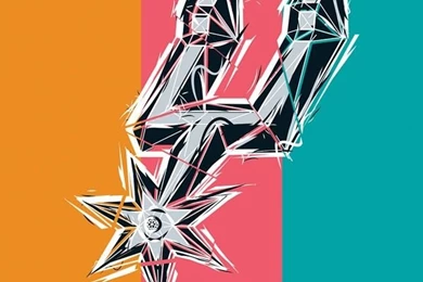 San Antonio Spurs Logo Original Art By Mike Harrison