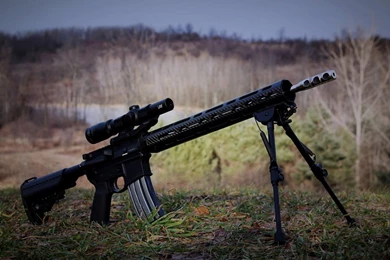 AR 15 Rifle Wallpapers 06, HD Wallpapers Downloads