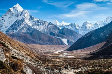 Nature Nepal Camp Mount Everest Plain Tundra Wallpapers