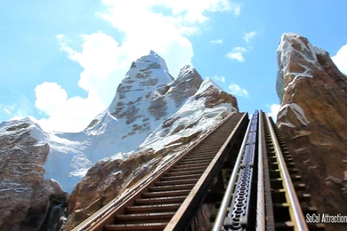 HD] Mt. Everest Ride POV   Expedition Everest   Legend Of The ...