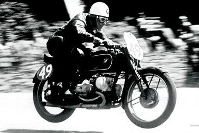 Old Style BMW Motorbike Race Wallpapers