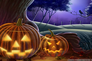 Jack O' Lantern Halloween Wallpapers   Crazy Frankenstein