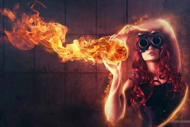 Fantasy Fire Girls HD Wallpapers   Deep HD Wallpapers For You