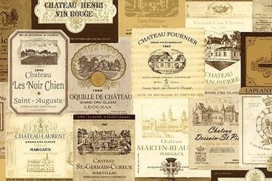 Wallpapers By The Yard   Wine Decor, Chateau, Labels, Vineyard ...