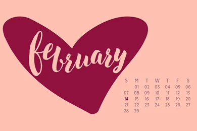 February 2016 Desktop Calendar Wallpapers — UpperCase Designs
