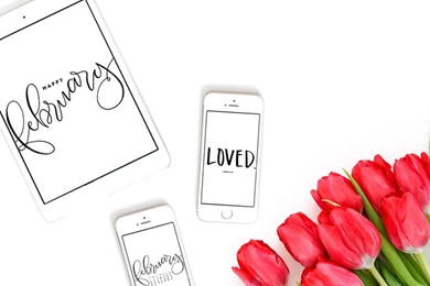 February Desktop & Phone Wallpapers – Ashlee Proffitt