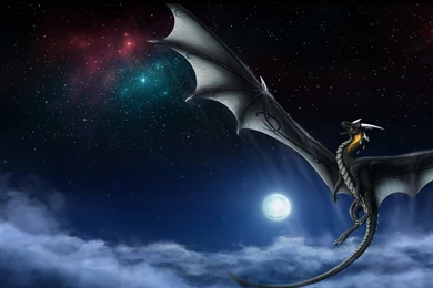 Dragons Sky Moon Fantasy Dragon Wallpapers