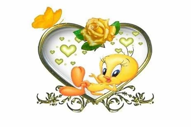 Wallpapers Valantnie Day Top Cartoon Tweety Valentine X 1024x768 ...