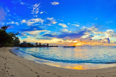Beach on the summer time desktop backgrounds