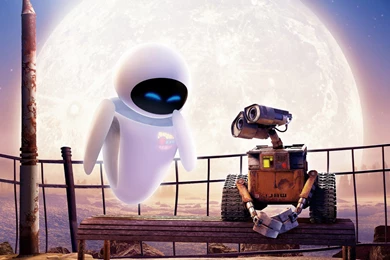 Wall E And Eve Wallpapers By Talik13 On Deviantart Desktop Background