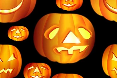 Halloween & Pumpkin Seamless Repeating Backgrounds
