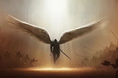 Artwork, Angel, Tyrael, Diablo III, Video Games Wallpapers HD ...