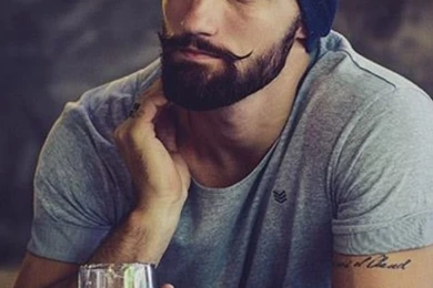 Hot Bearded Guy Crazy Moustache iPhone 5 Wallpapers / IPod ...