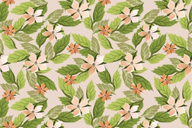 Pretty Flower Backgrounds Vector 1 Free Vector / 4Vector