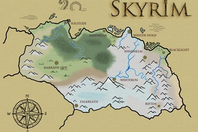 Skyrim Fan Map 2.3 By Lavanoth On DeviantArt