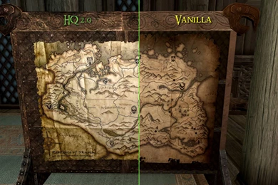 HQ Skyrim Map V2 At Skyrim Nexus   Mods And Community