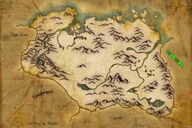Skyrim: World Map WIP By SirBedwyr On DeviantArt