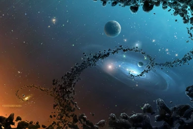 Sci Fi Distant Galaxies Backgrounds   Pics About Space