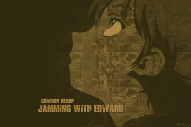 Cowboy Bebop Wallpapers : Jamming With Edward!