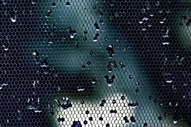 Water Drops On A Mesh iPhone 4s Wallpapers Download