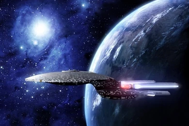 Star Trek TNG Enterprise Side