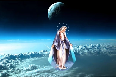 VIRGIN MARY WALLPAPER   (