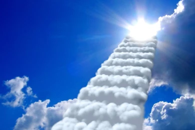 Heavenly Backgrounds Cross